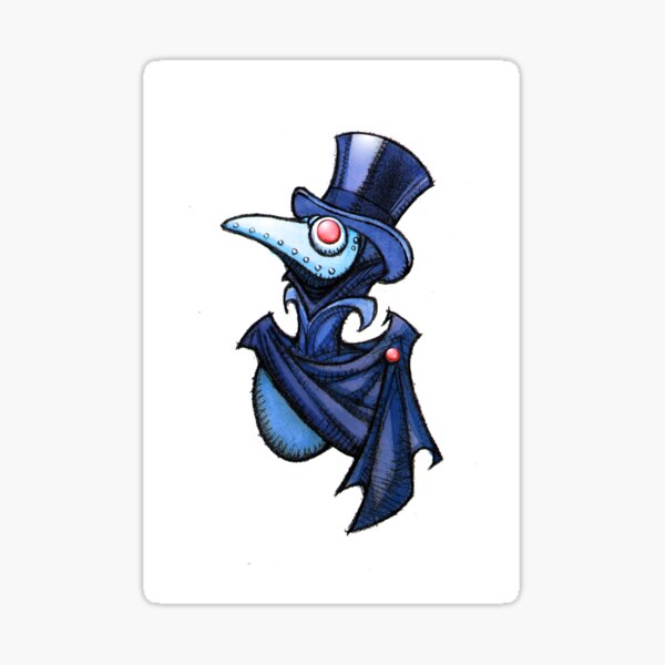 Littlest Plague Doctor Thadious Sticker