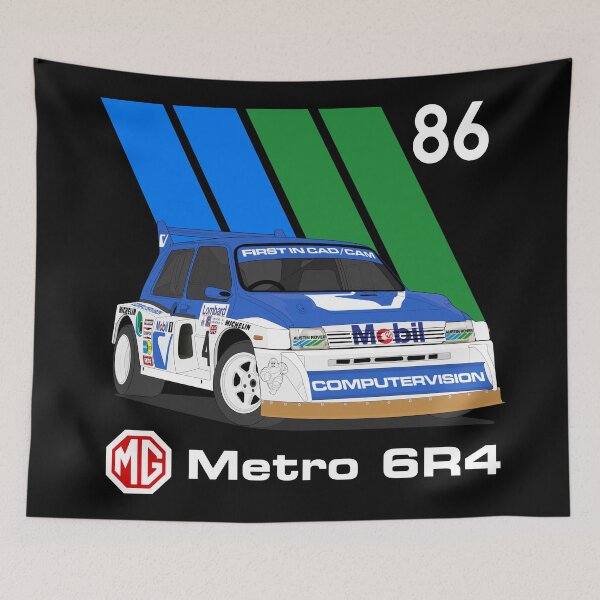 Item preview, MG metro 6r4 RAC 86 black version designed and sold by purpletwinturbo.