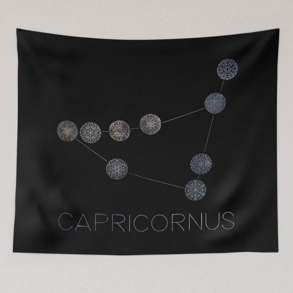 Item preview, Capricornus Constellation Mandalas designed and sold by MetaPhyStore.