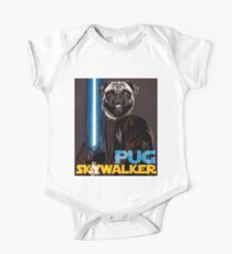 Pug Skywalker One Piece - Short Sleeve