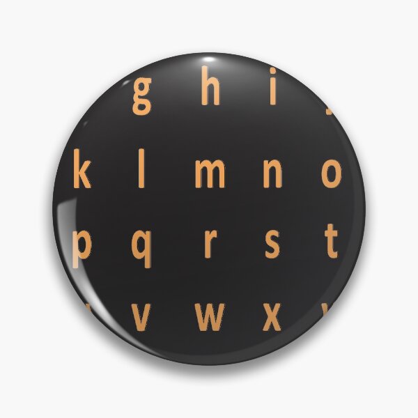 Item preview, complete alphabet - orange designed and sold by ZiphGames.