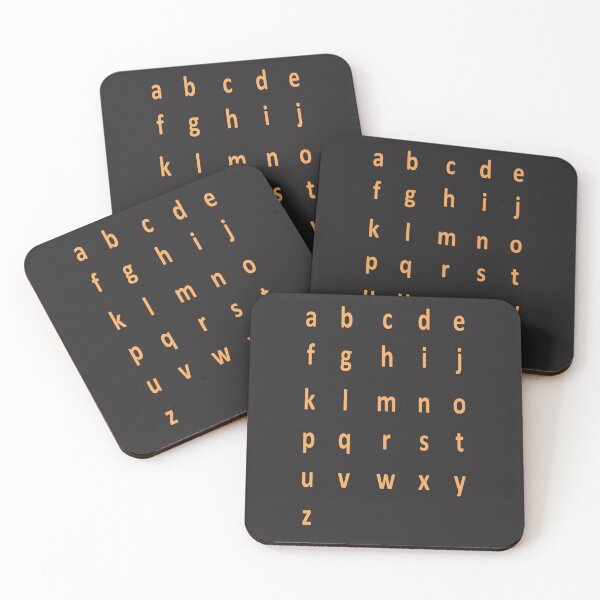 Item preview, complete alphabet - orange designed and sold by ZiphGames.