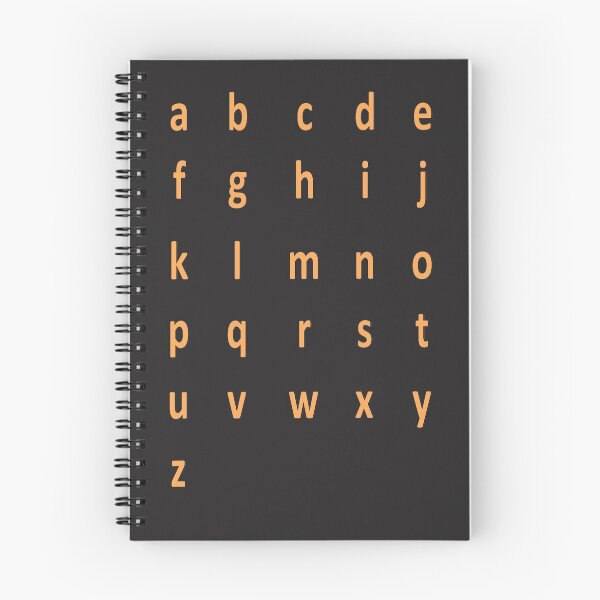 Item preview, complete alphabet - orange designed and sold by ZiphGames.