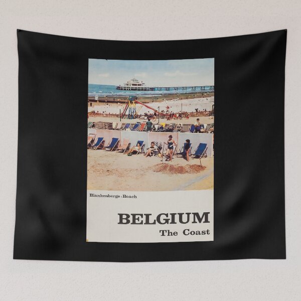 Item preview, Belgium The Coast retro poster designed and sold by CorasPosters.
