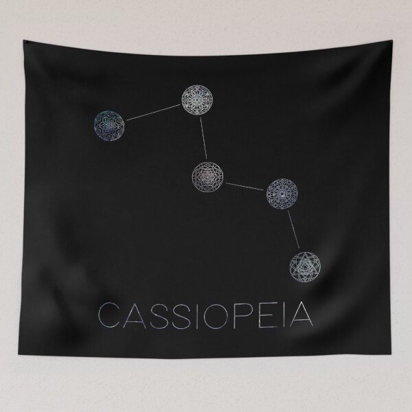 Item preview, Cassiopeia Constellation Mandalas designed and sold by MetaPhyStore.
