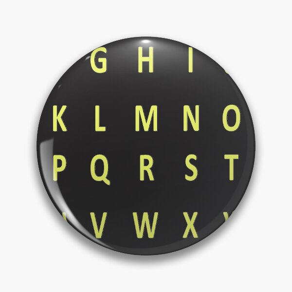 Item preview, complete alphabet - yellow designed and sold by ZiphGames.