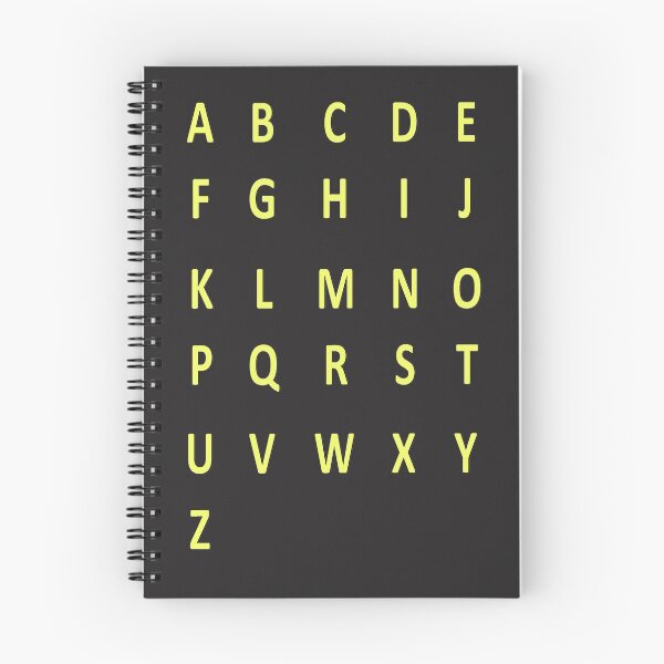 Item preview, complete alphabet - yellow designed and sold by ZiphGames.