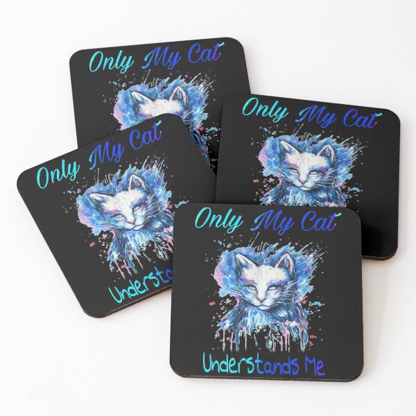 Item preview, Only My Cat Understands Me designed and sold by Mr Wolf.