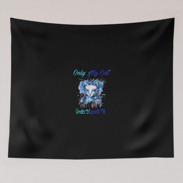 Item preview, Only My Cat Understands Me designed and sold by Mr Wolf.