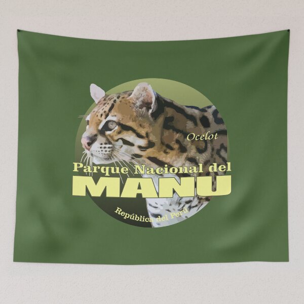 Item preview, Parque Nacional del Manu (Ocelot) (WT) designed and sold by curranmorgan.
