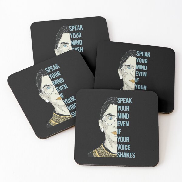 Item preview,  Ruth Bader Speak Your Mind Even If Your Voice Shakes notorious rbg designed and sold by AmalGr.
