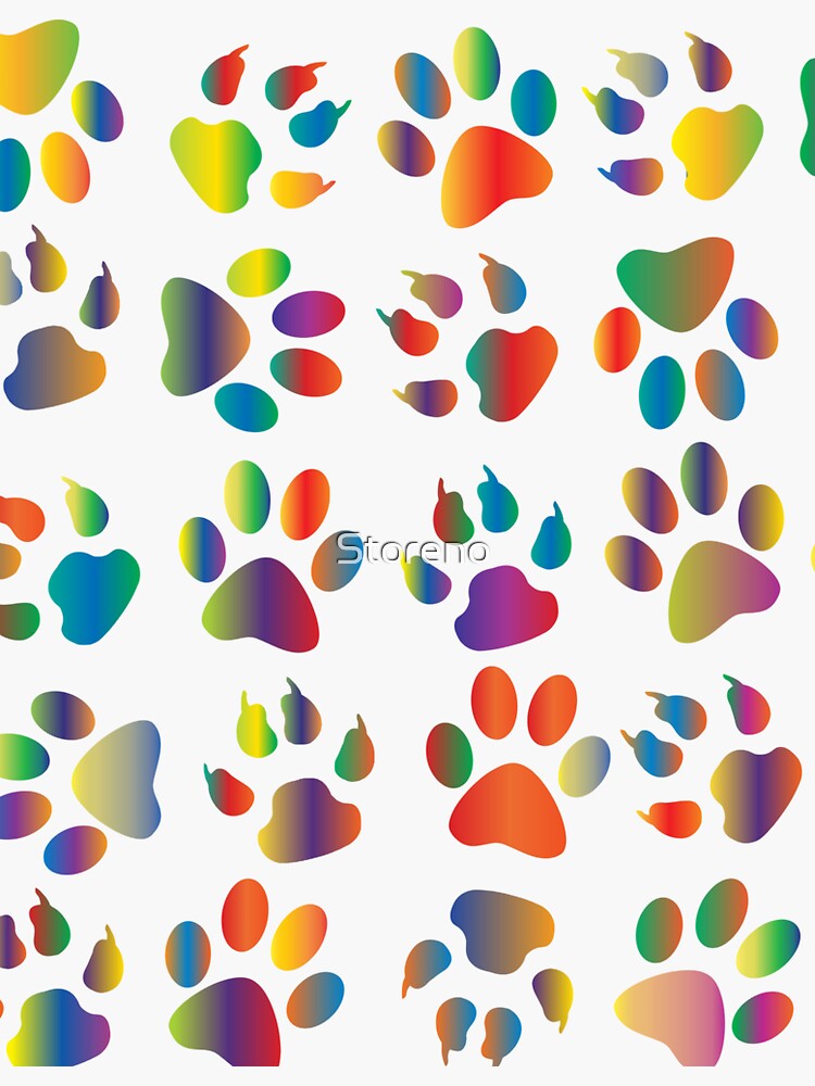 "Cat feet " Sticker for Sale by Storeno Redbubble