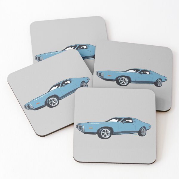 Item preview, '74 Blue Muscle Car designed and sold by CoolRide.