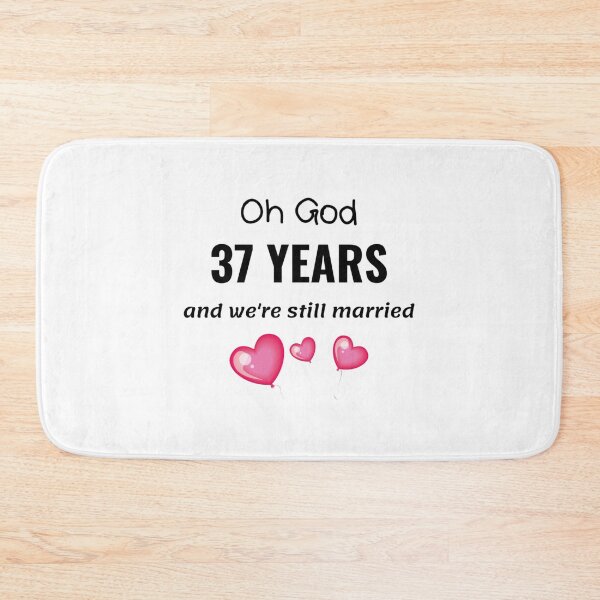 Item preview, 37th Wedding Anniversary Funny Gift for Him or Her designed and sold by TheGreekGuy.