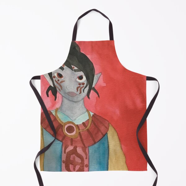 Item preview, Dark Elf Sorceress Watercolor Painting designed and sold by Thedisc0panda.