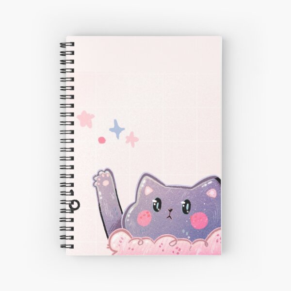 Vista previa del artículo con la obra «Kitty Kat», diseñado y vendido por INKBERRYCRAFTS.