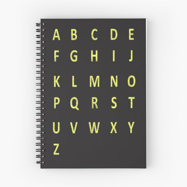 Item preview, complete alphabet - yellow suede designed and sold by ZiphGames.