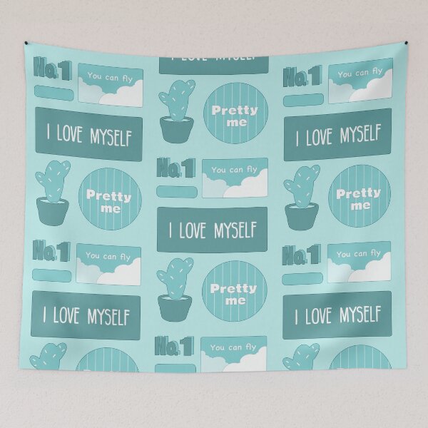 Item preview, I Love Myself mood board designed and sold by MinimalAnGo.