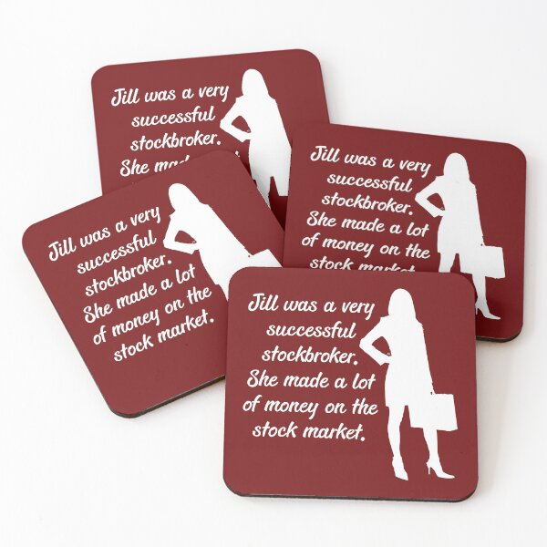 Item preview, Jill Was A Very Successful Stockbroker designed and sold by Kyle Price.