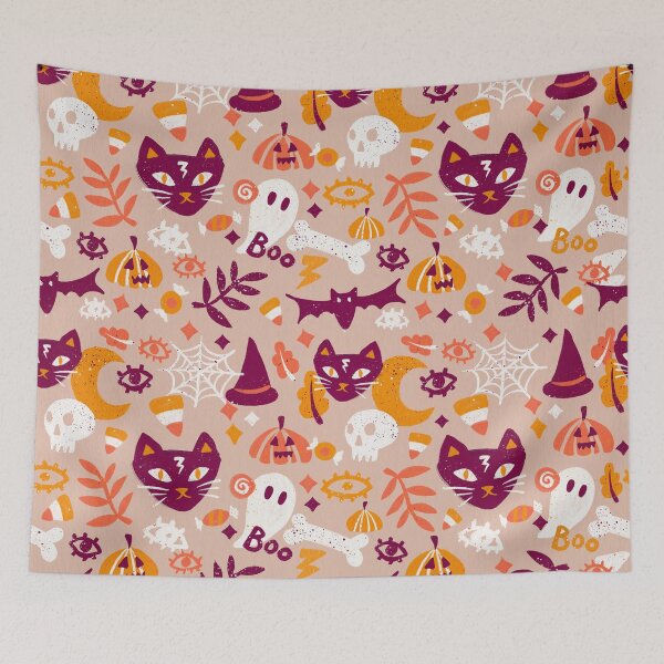 Item preview, Trick or Treat Yourself – Fuchsia designed and sold by Cat Coquillette.