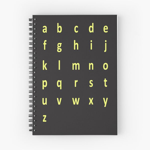 Item preview, complete alphabet - yellow designed and sold by ZiphGames.