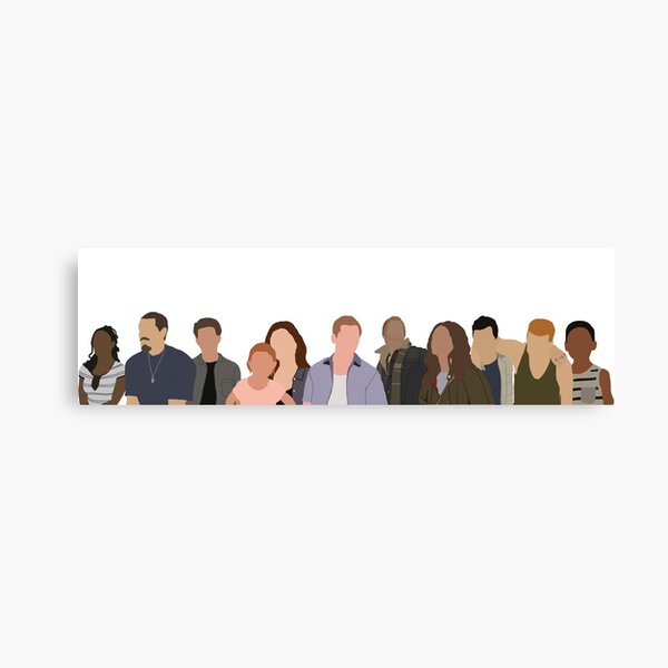 les gallaghers 2 + kev et V Impression sur toile