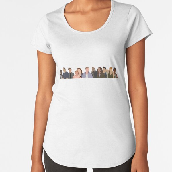 the gallaghers 2 + kev and V  Premium Scoop T-Shirt