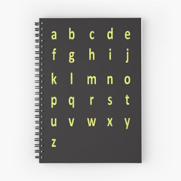 Item preview, complete alphabet - yellow suede designed and sold by ZiphGames.