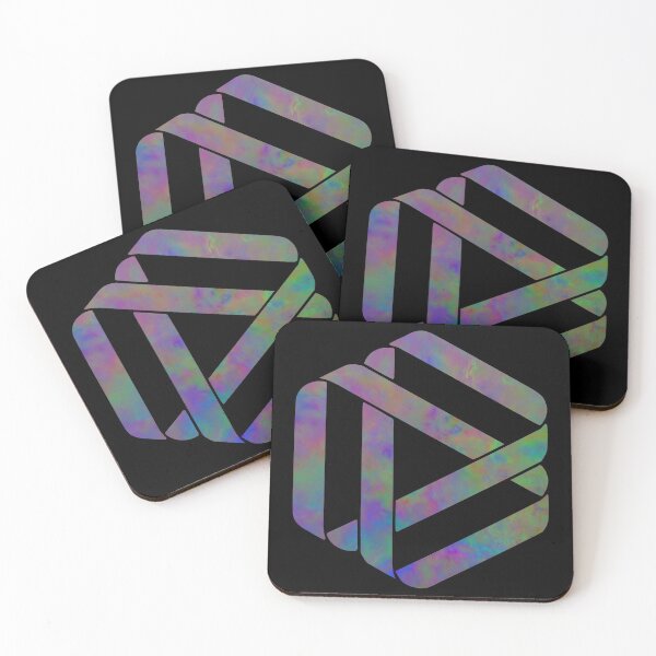 Item preview, Colorful Vibrant Marble-Like Mobius Strip designed and sold by Shapes-Mania.