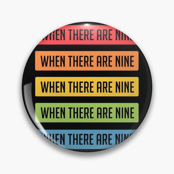 Item preview, When There Are Nine Quote RBG Rainbow Sticker Pack Notorious RBG designed and sold by Carla Perry.