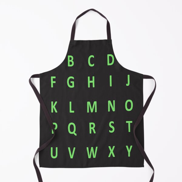 Artikelvorschau, komplettes Alphabet - grün entworfen und verkauft von ZiphGames.