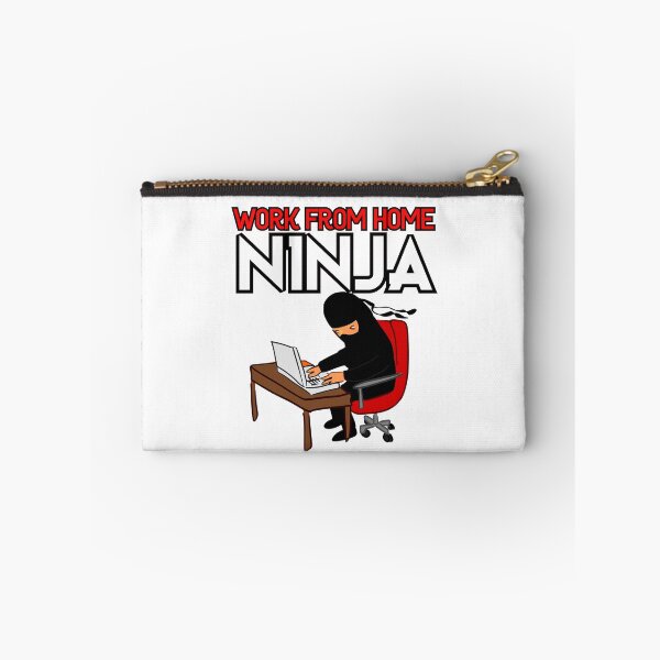 Item preview, Work from Home Ninja Red designed and sold by Teamworkdream.