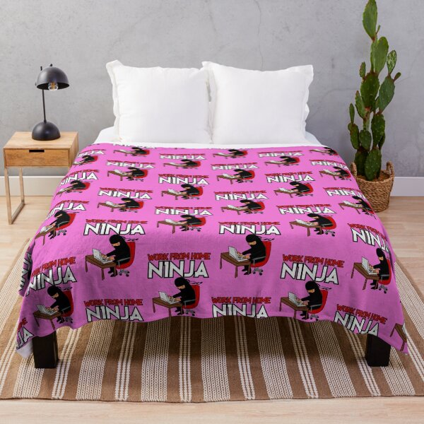 Item preview, Work from Home Ninja Red designed and sold by Teamworkdream.