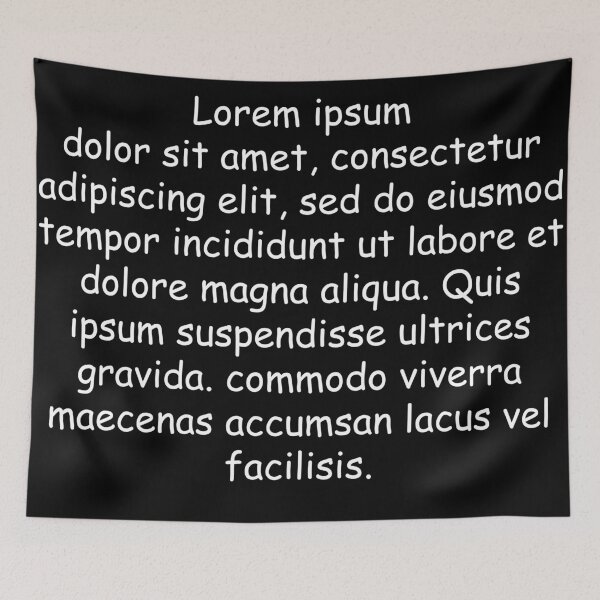 Item preview, Lorem Ipsum in Comic Sans with Orphan Type designed and sold by Whoopsidoodle.