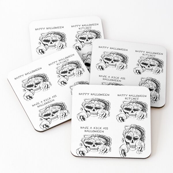 Item preview, Skull Halloween Sticker pack designed and sold by IslesArt.