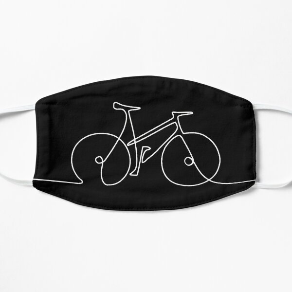 CYCLE BICYCLE Bike Single line Minimal Sketch, continuous line art Simple But Gorgeous and Aesthetic gift Idea for Cyclist Mask