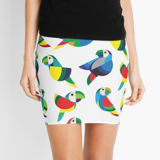 Parrots Mini Skirt