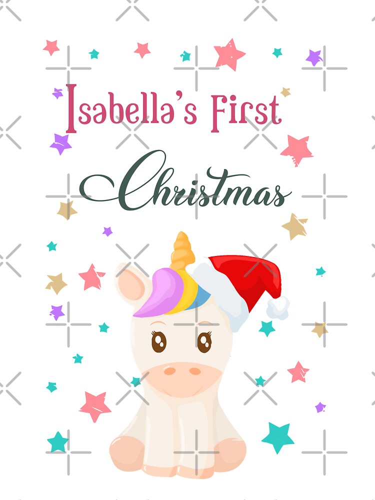 Discover Isabella's first christmas Babies first  christmas Baby One-Pieces
