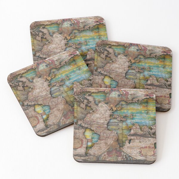 Item preview, Shabby Chic Old Map In The Clouds designed and sold by Diego Tirigall.