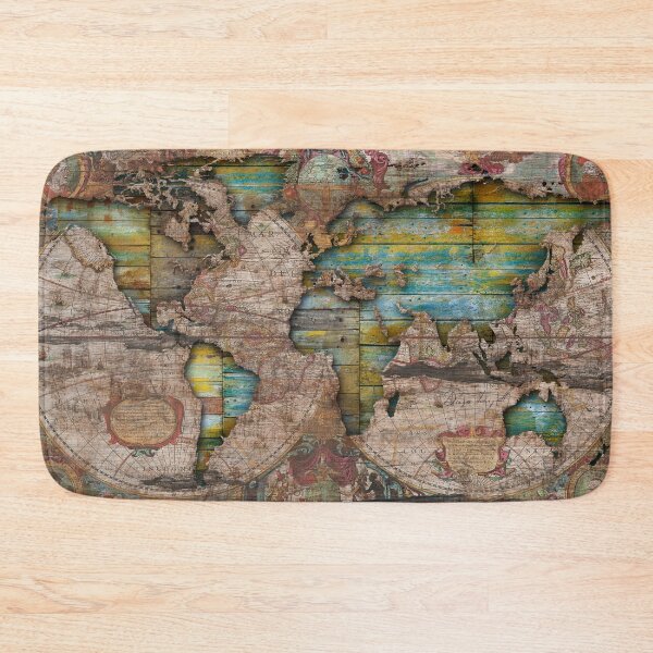 Item preview, Shabby Chic Old Map In The Clouds designed and sold by Diego Tirigall.
