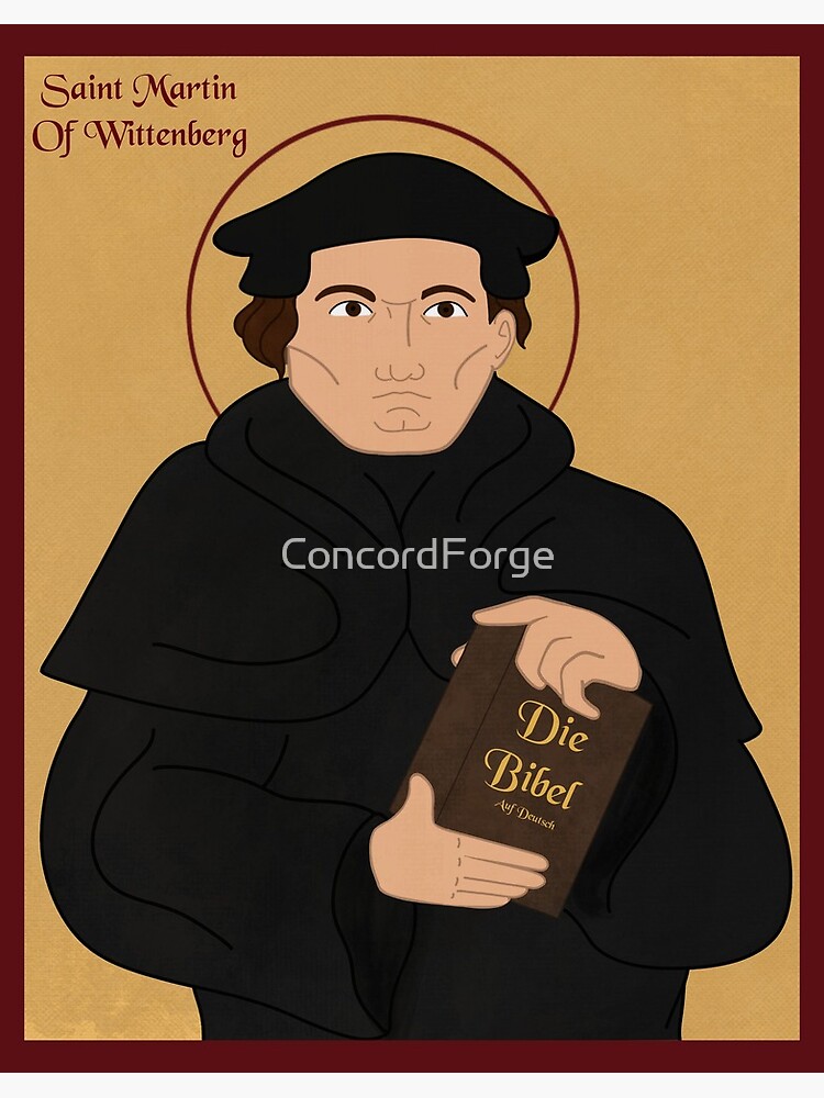 &ldquo;Martin Luther Icon&rdquo; Art Print by ConcordForge | Redbubble