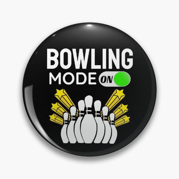 Item preview, Bowling Mode ON Switch Pins designed and sold by jacks-tees.