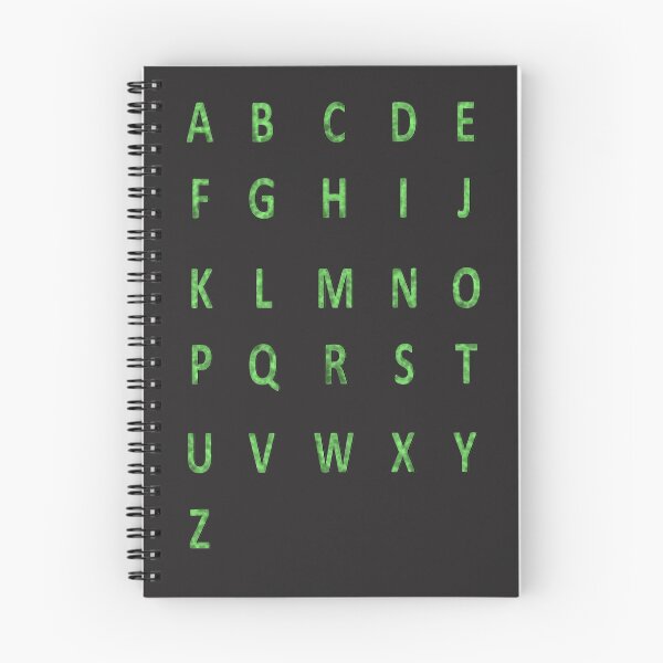 Item preview, complete alphabet - green designed and sold by ZiphGames.