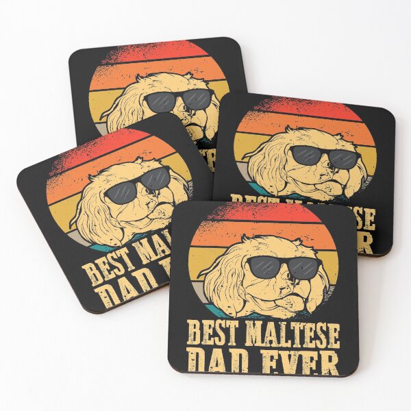 Item preview, Best Maltese Dad ever Maltese dog owner Dad designed and sold by redshirtz.