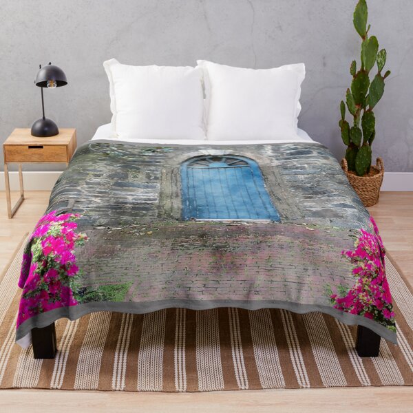 Item preview, Blue Door with Azaleas designed and sold by Ollivrosa.