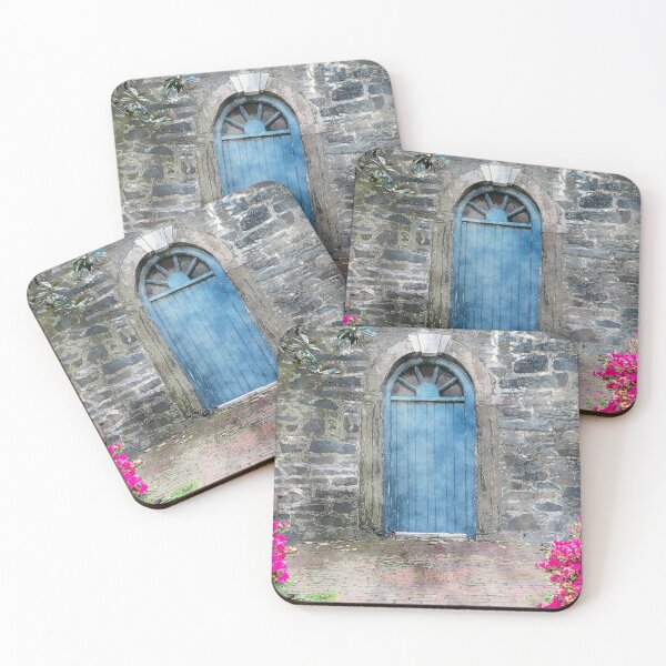 Item preview, Blue Door with Azaleas designed and sold by Ollivrosa.