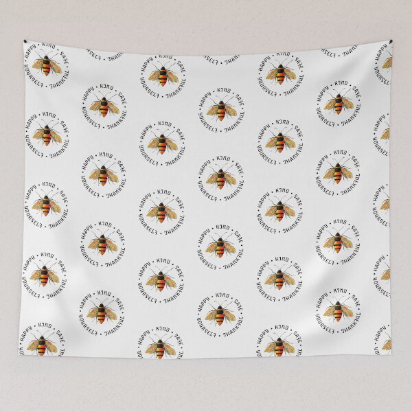 Item preview, Bee | Happy | Safe designed and sold by Roy & Tiffany.