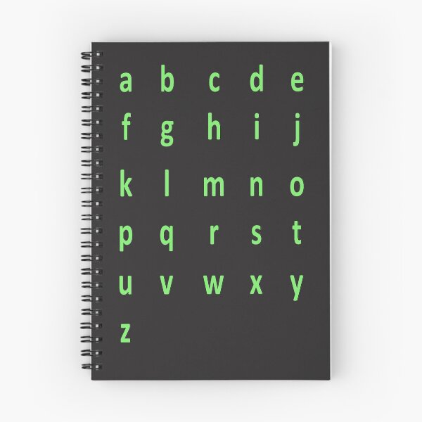 Item preview, complete alphabet - green designed and sold by ZiphGames.