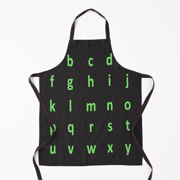Artikelvorschau, komplettes Alphabet - grün entworfen und verkauft von ZiphGames.