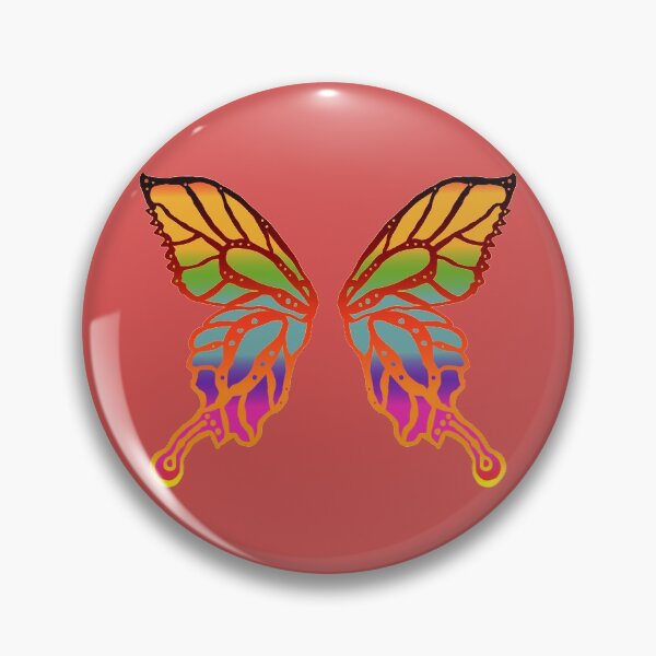 Item preview, Butterfly Faerie Wings you can wear!!!! (Sunset Rainbow) designed and sold by foxandtigersden.